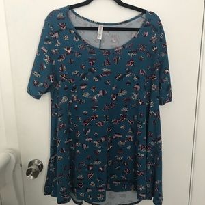 💜3 for $21💜 L LuLaRoe Perfect T EUC